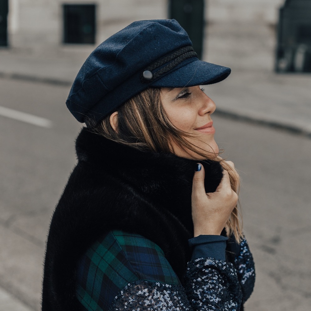 Zara Baker boy hat / skipper cap